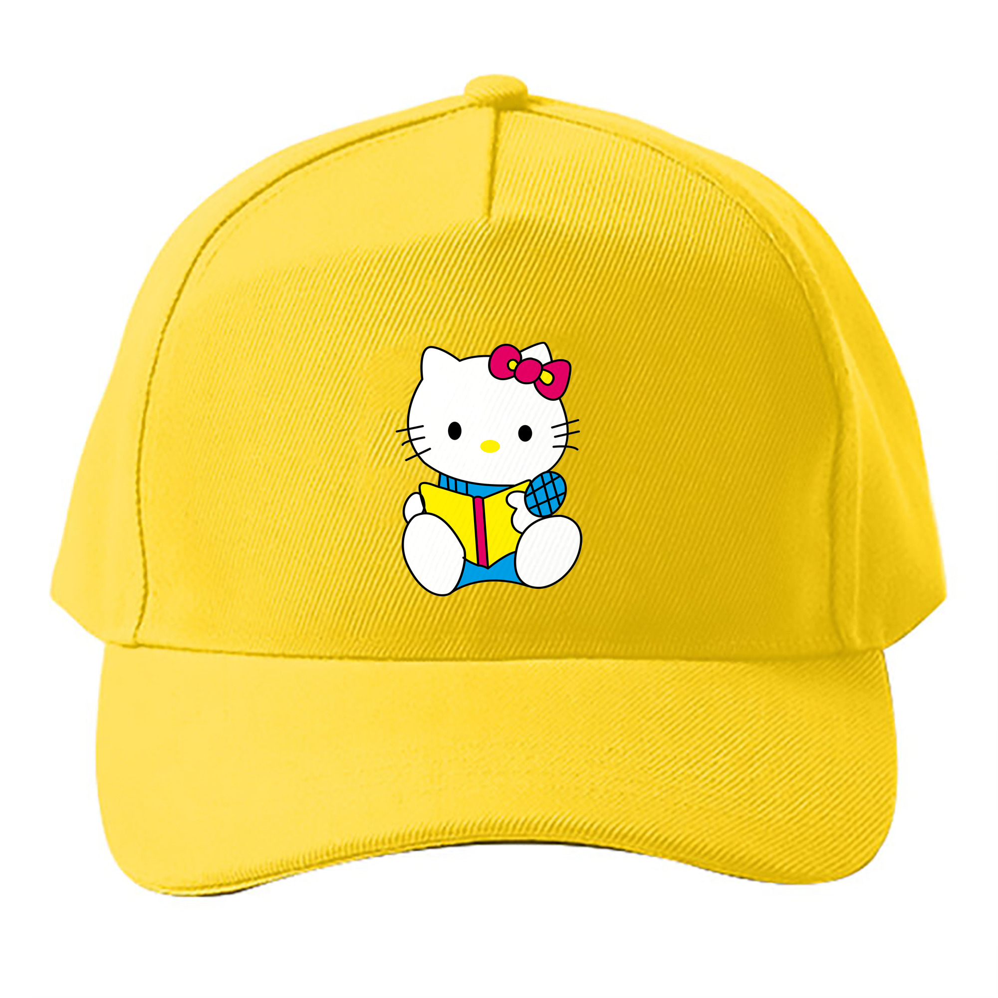 （画像用） Hello Kitty ハローキティ ベースボールキャップ 綿100％ 男女兼用 帽子 スポーツ